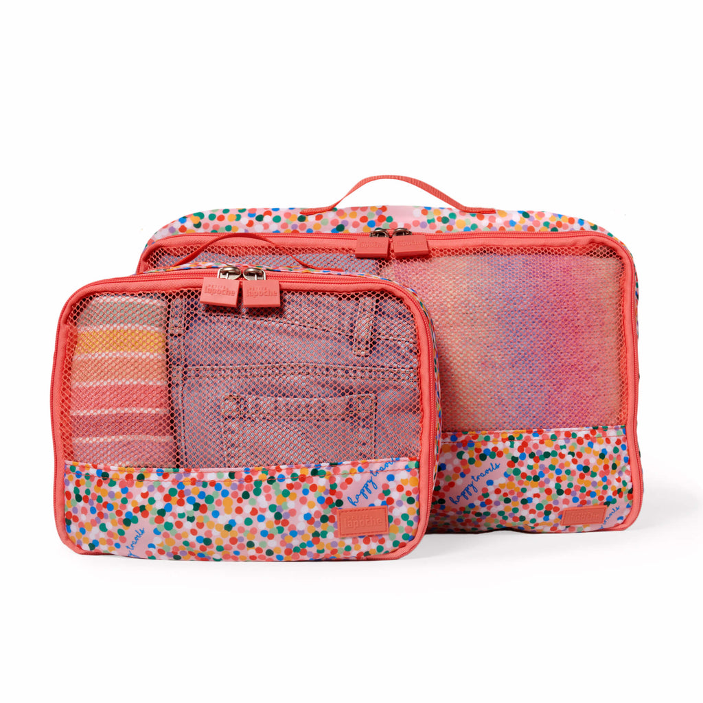 Luggage Organisers - polka dot