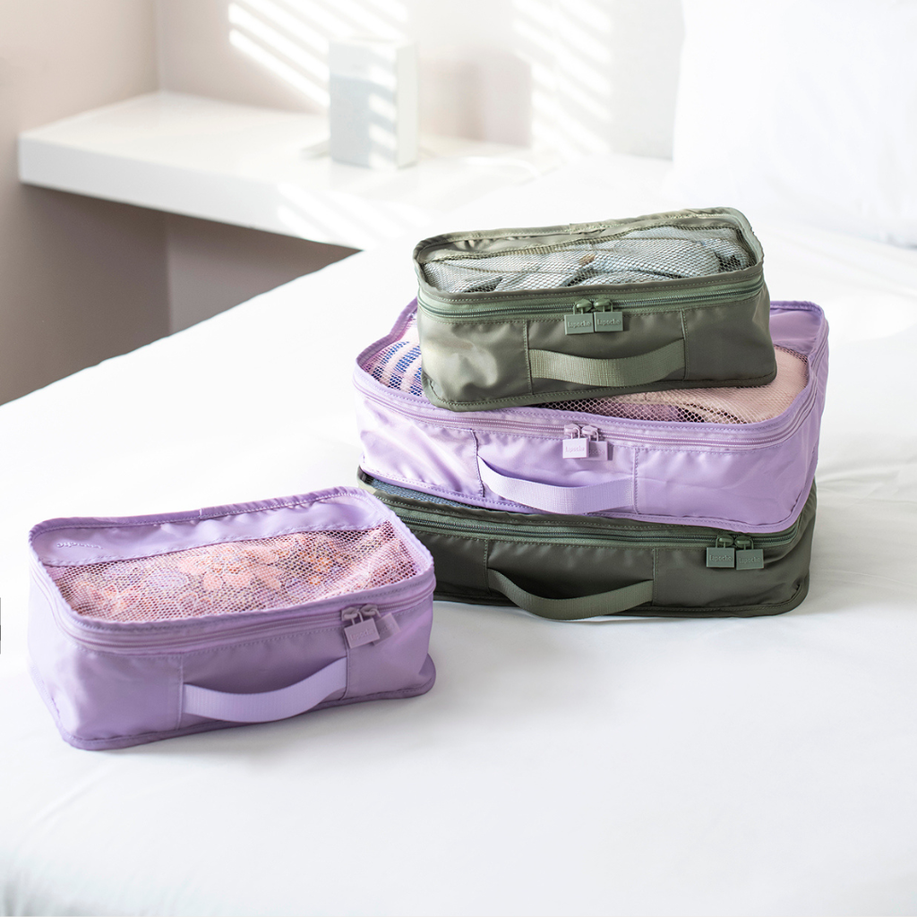 Luggage Organiser 4 Pack - apricot