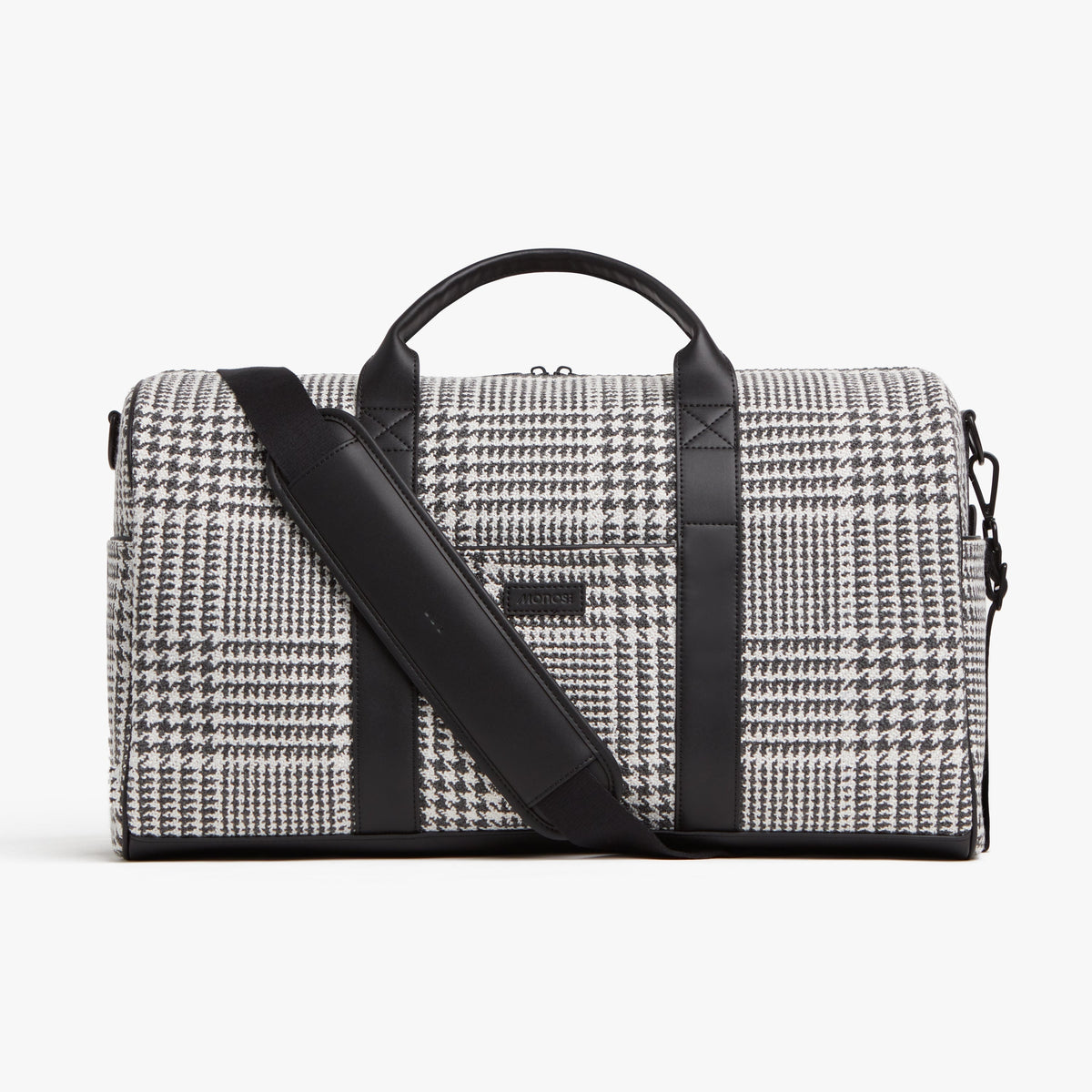 Houndstooth Check | Front view of Metro Carry-All Duffel Houndstooth Check