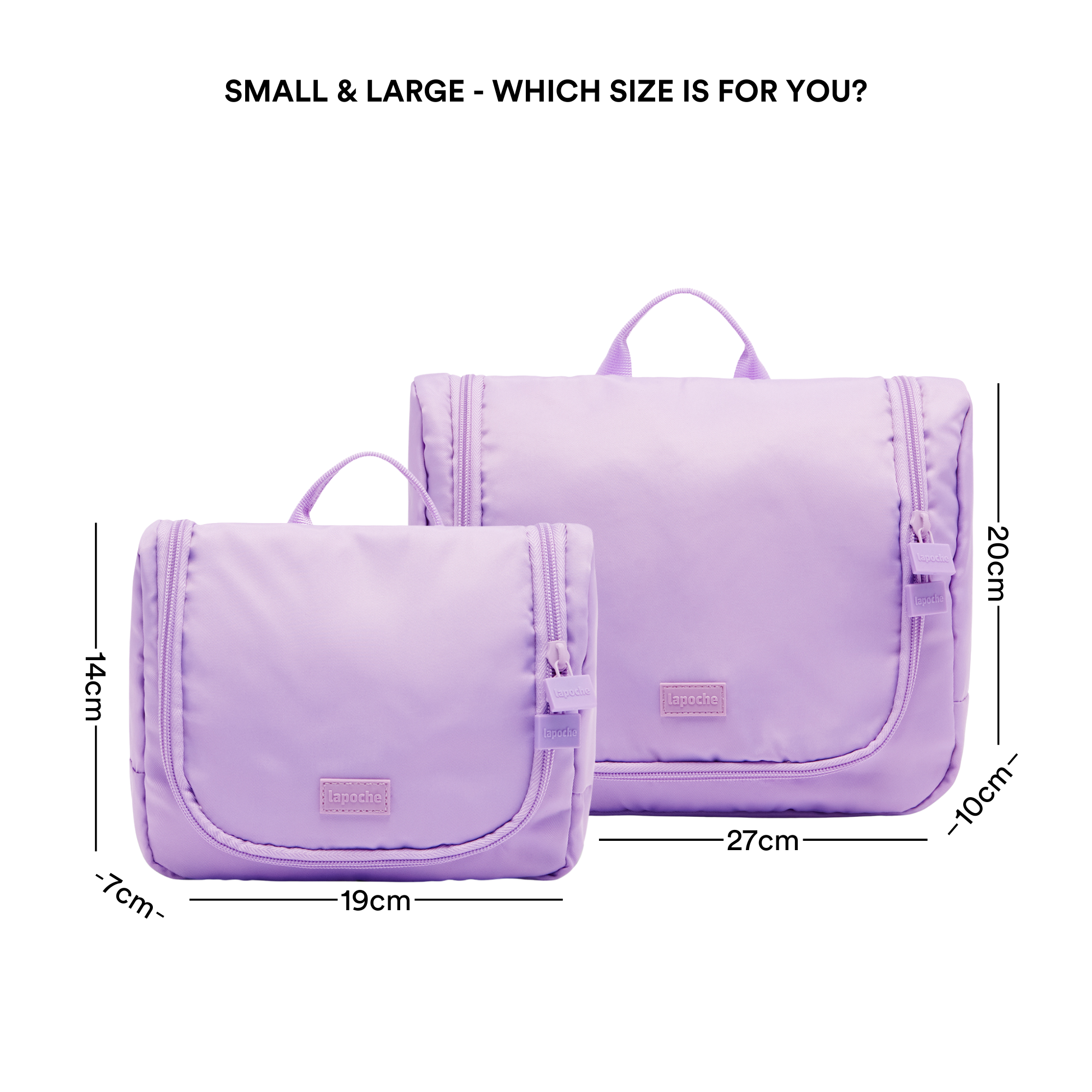 Toiletry Organisers - lilac