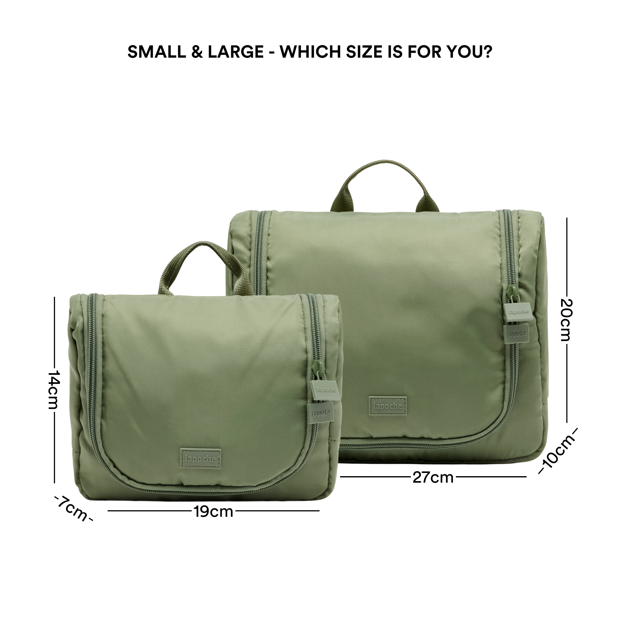 Toiletry Organisers - olive