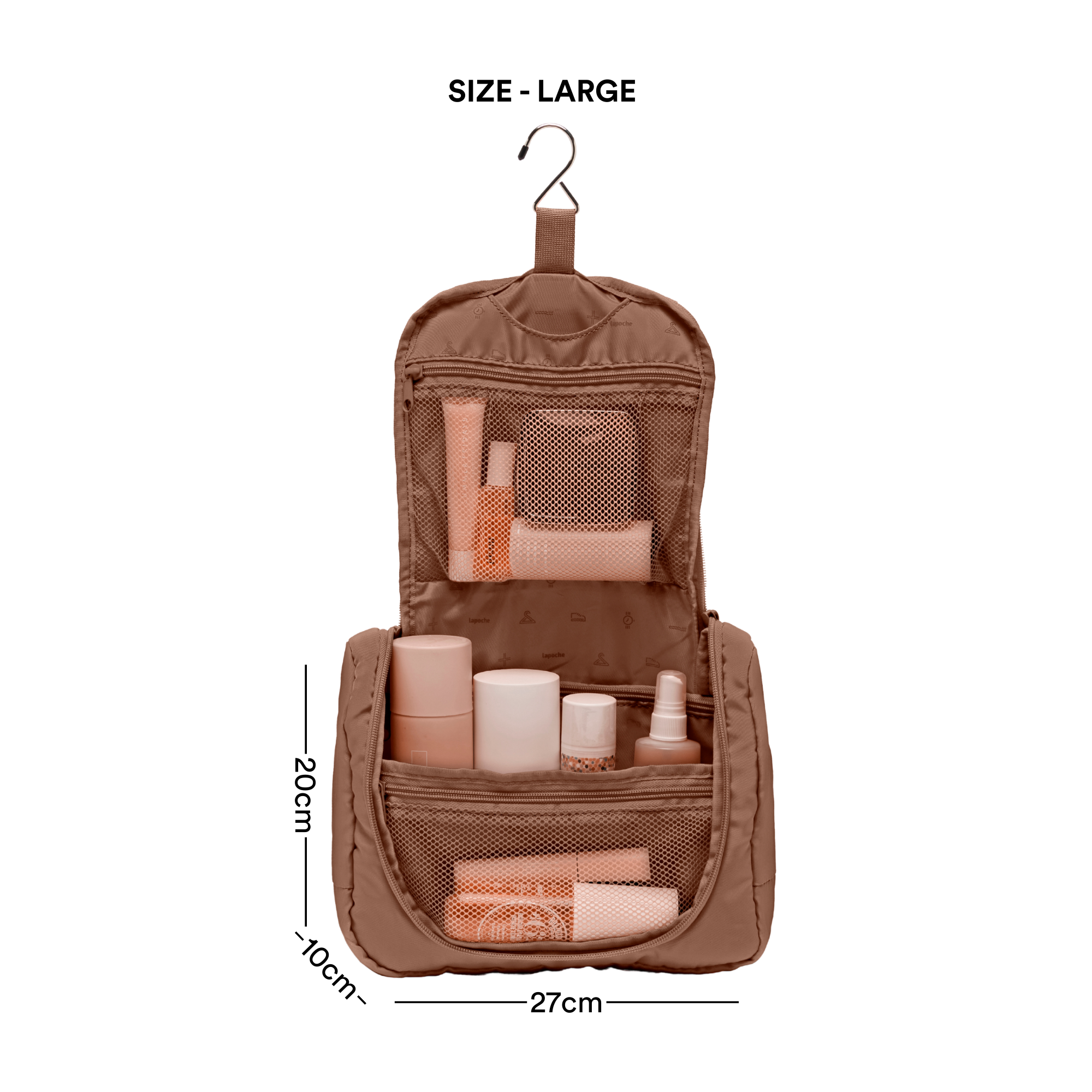 Toiletry Organisers - mocha