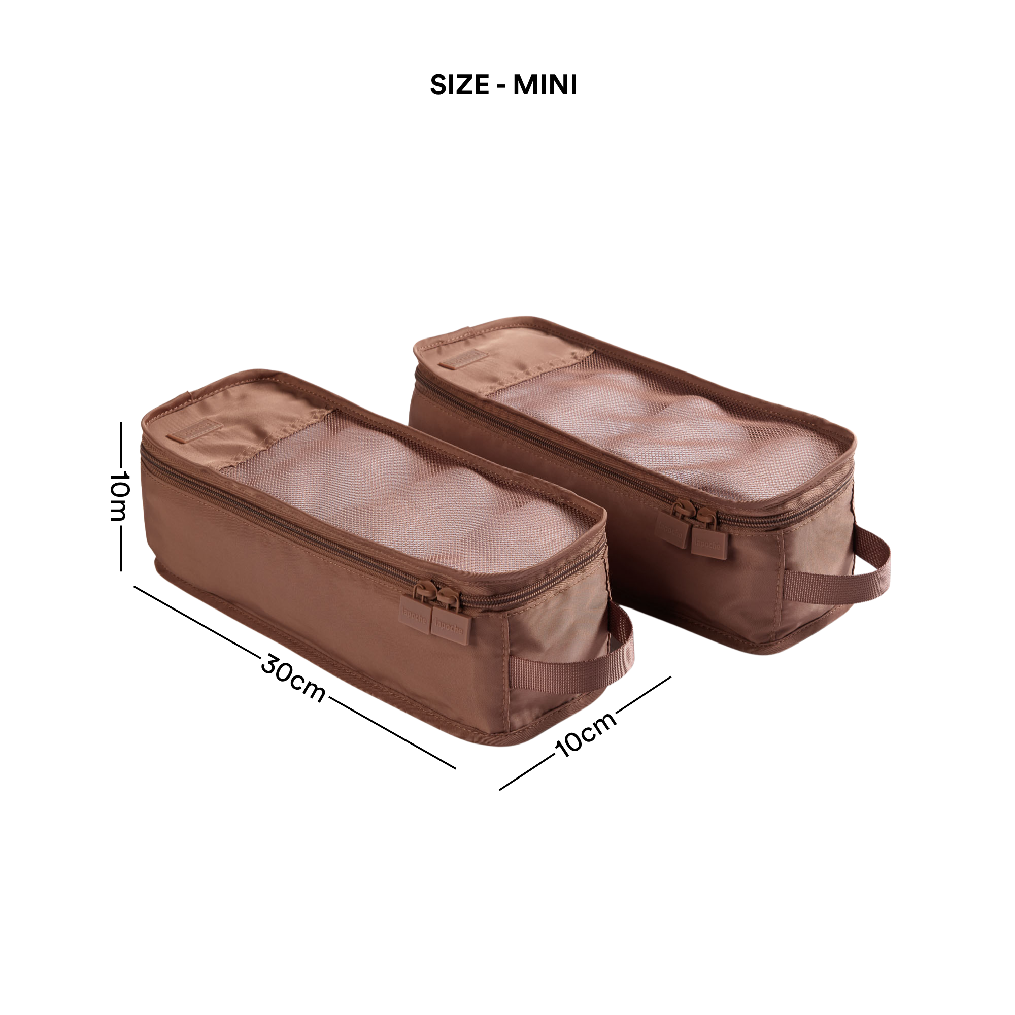Mini Organiser 2 Pack - mocha