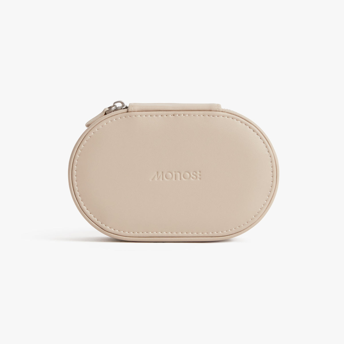 Ivory (Vegan Leather) | Travel Jewelry Case in Ivory