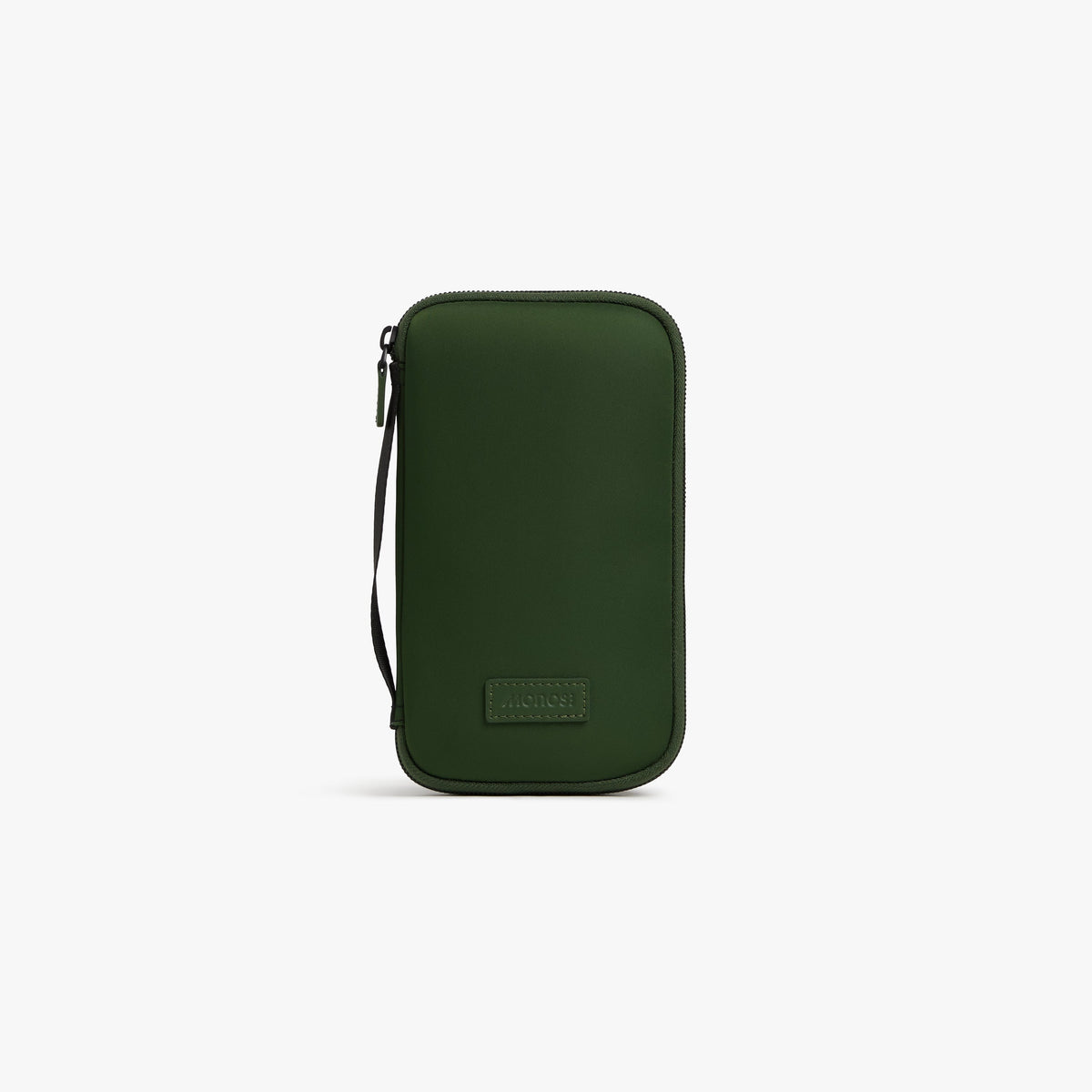 Juniper Green | Front view of Metro Travel Wallet in Juniper Green