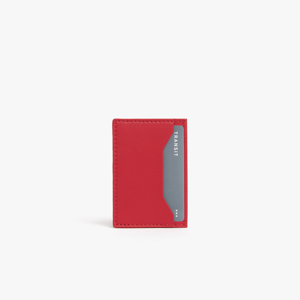 Lacquer Red | Back view of Lunar New Year Slim Wallet in Lacquer Red