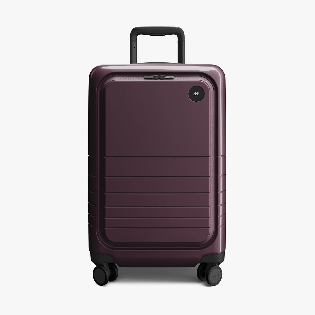 Mulberry (Glossy) | Front view of Carry-On Pro Plus in Mulberry (Glossy)