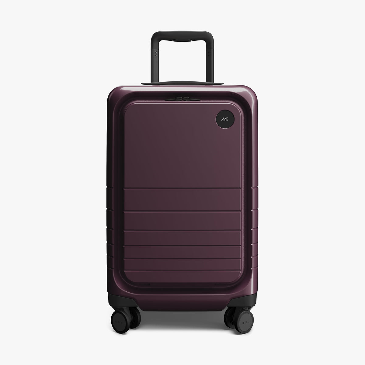 Mulberry (Glossy) | Front view of Carry-On Pro in Mulberry (Glossy)