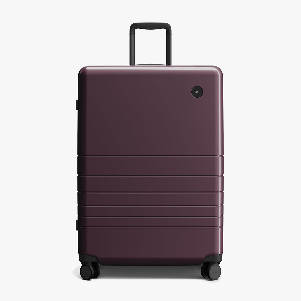 Mulberry (Glossy) | Front view of Check-In Large in Mulberry (Glossy)