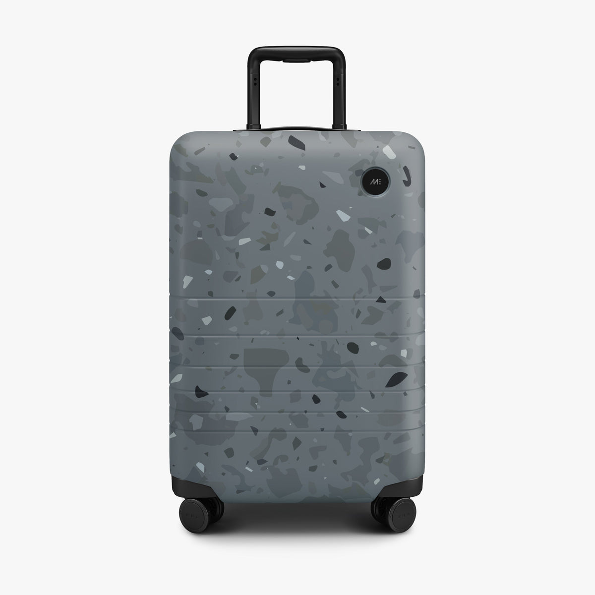 Terrazzo Graphite | Front view of Carry-On Plus in Terrazzo Graphite