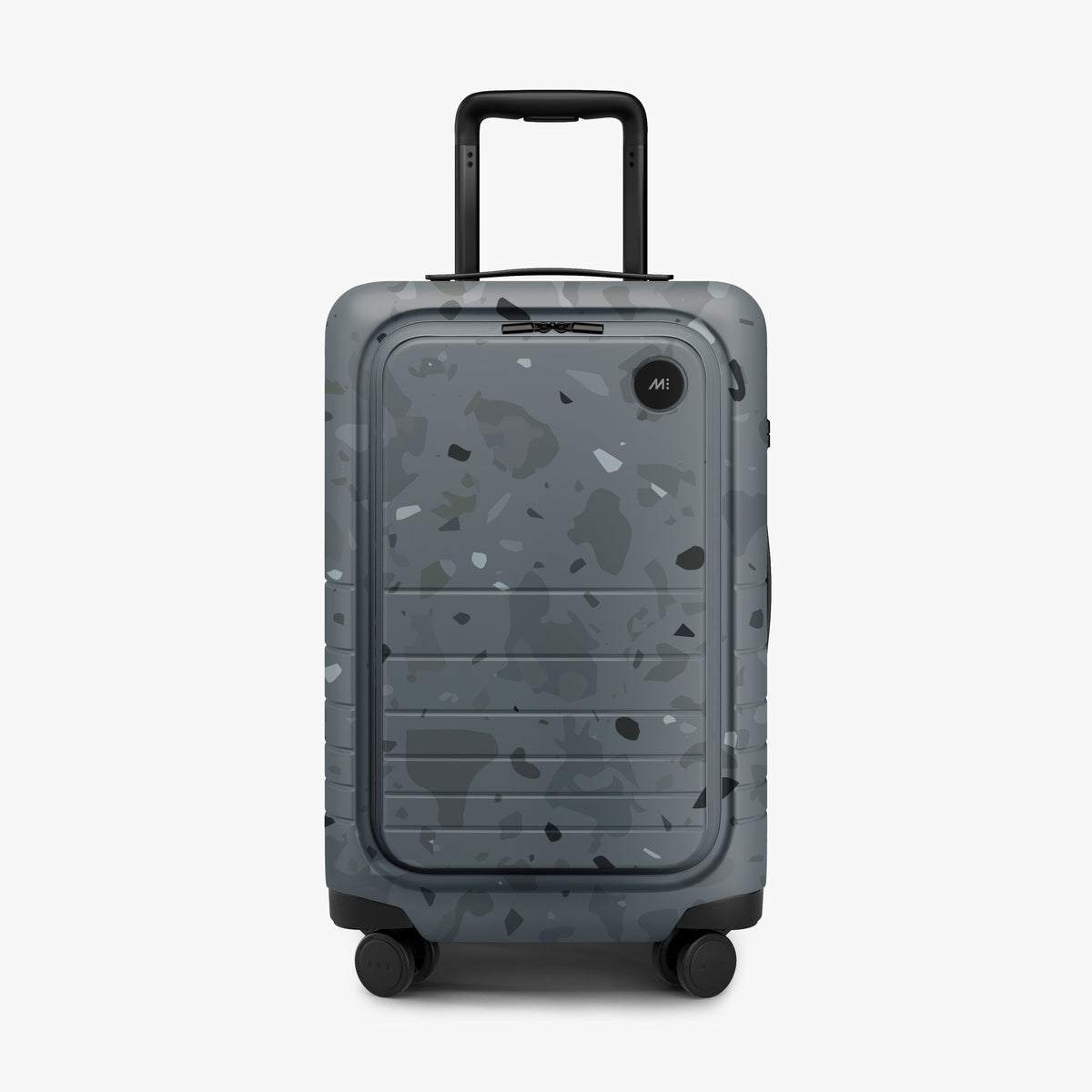 Terrazzo Graphite | Front view of Carry-On Pro in Terrazzo Graphite