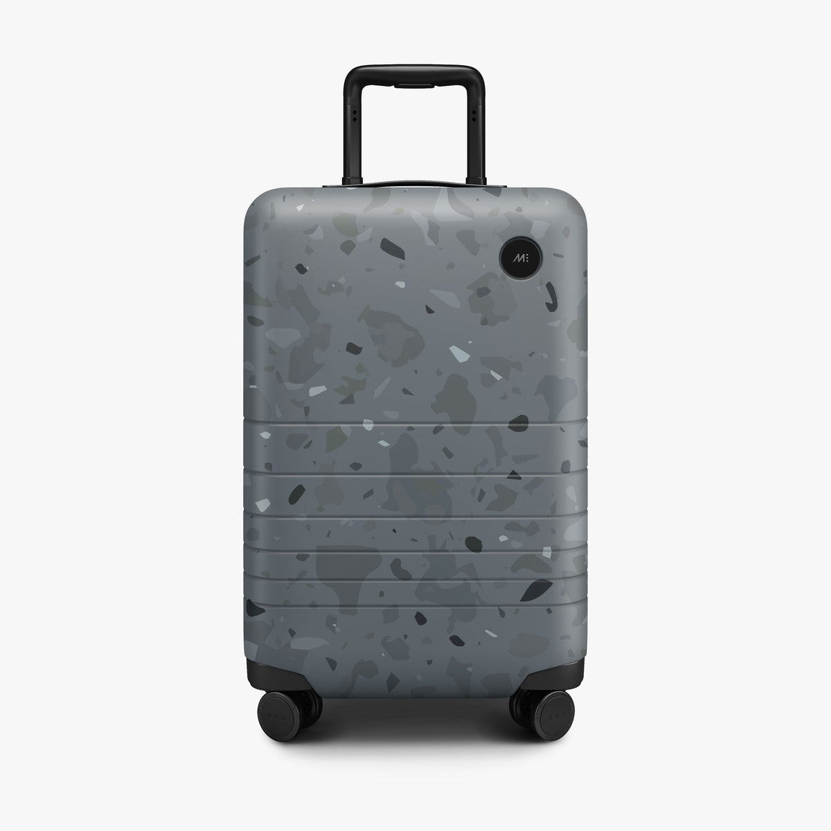 Terrazzo Graphite | Front view of Carry-On in Terrazzo Graphite