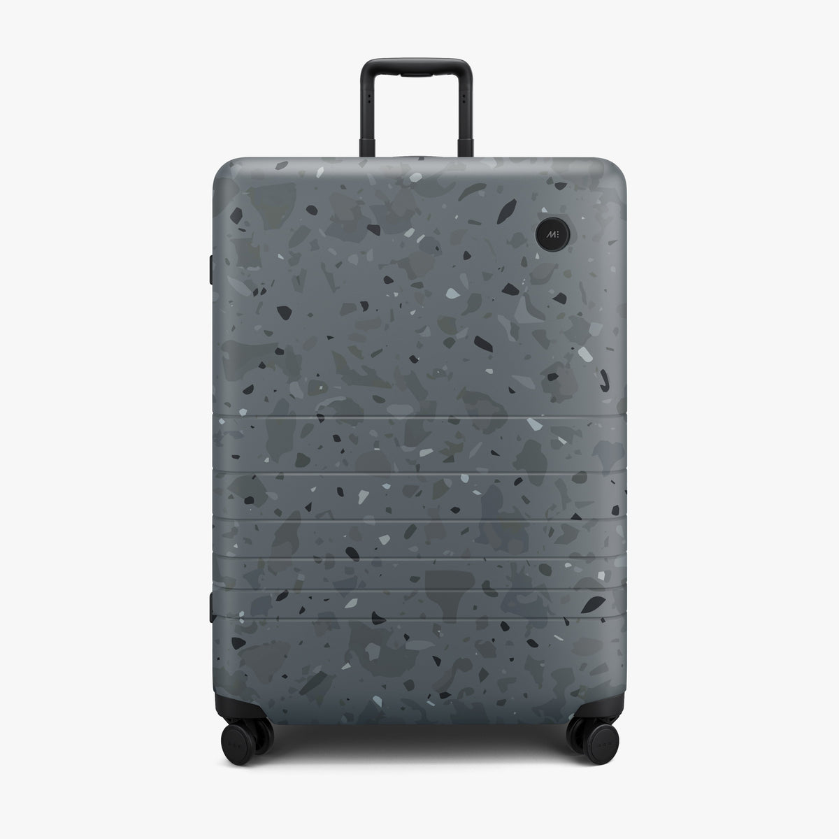 Terrazzo Graphite | Front view of Check-In Large in Terrazzo Graphite