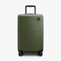 Olive Green | Front view of Expandable Carry-On in Olive Green