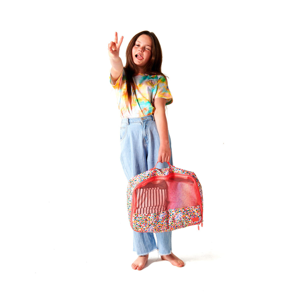 Luggage Organisers - polka dot