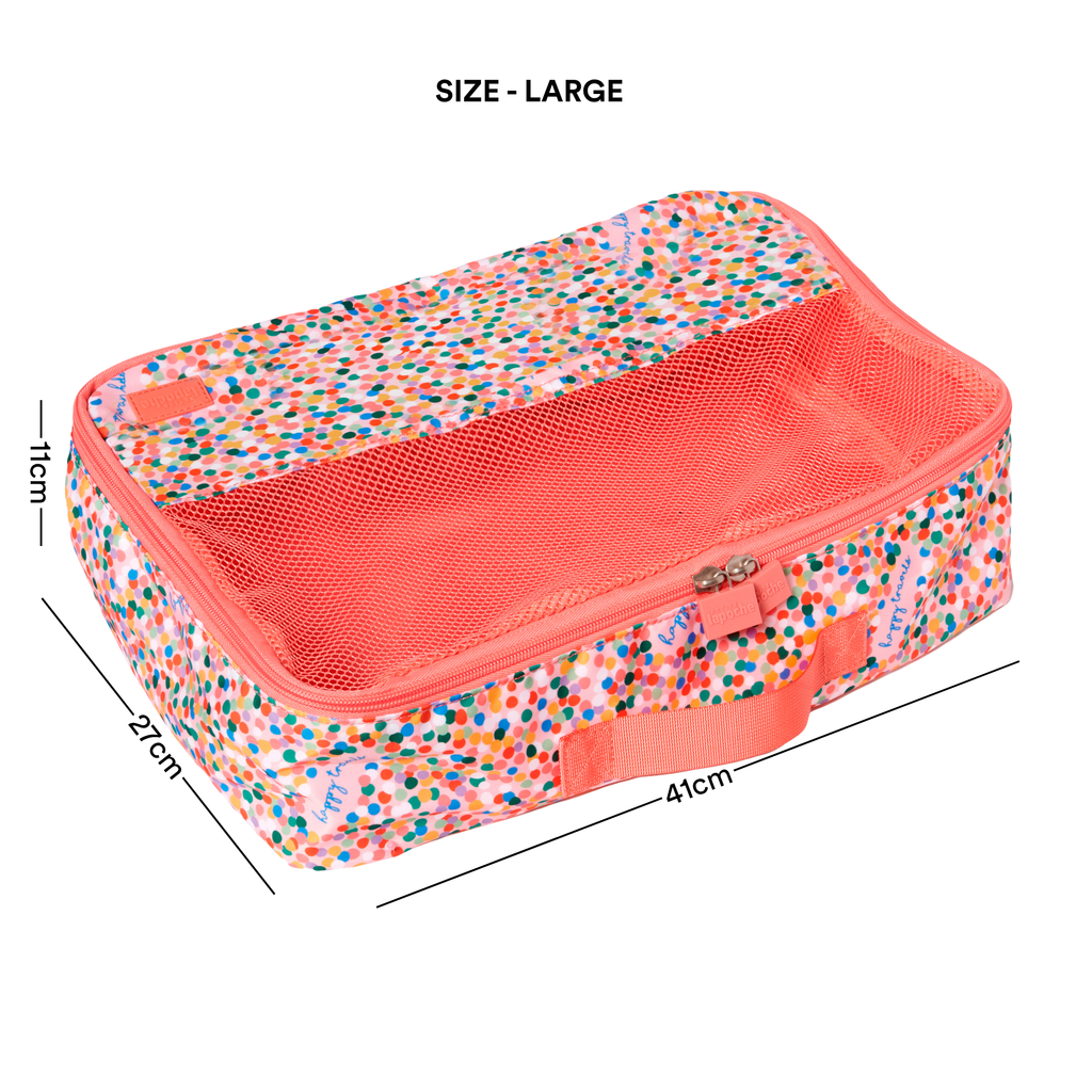 Luggage Organisers - polka dot