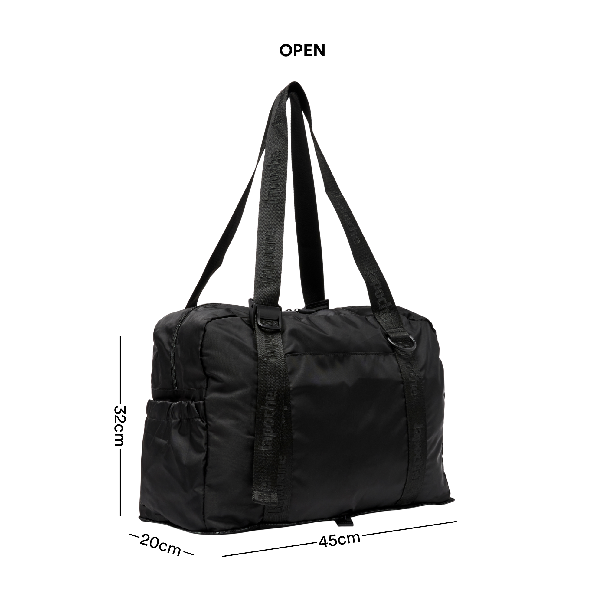 Packable Duffle Bag - black