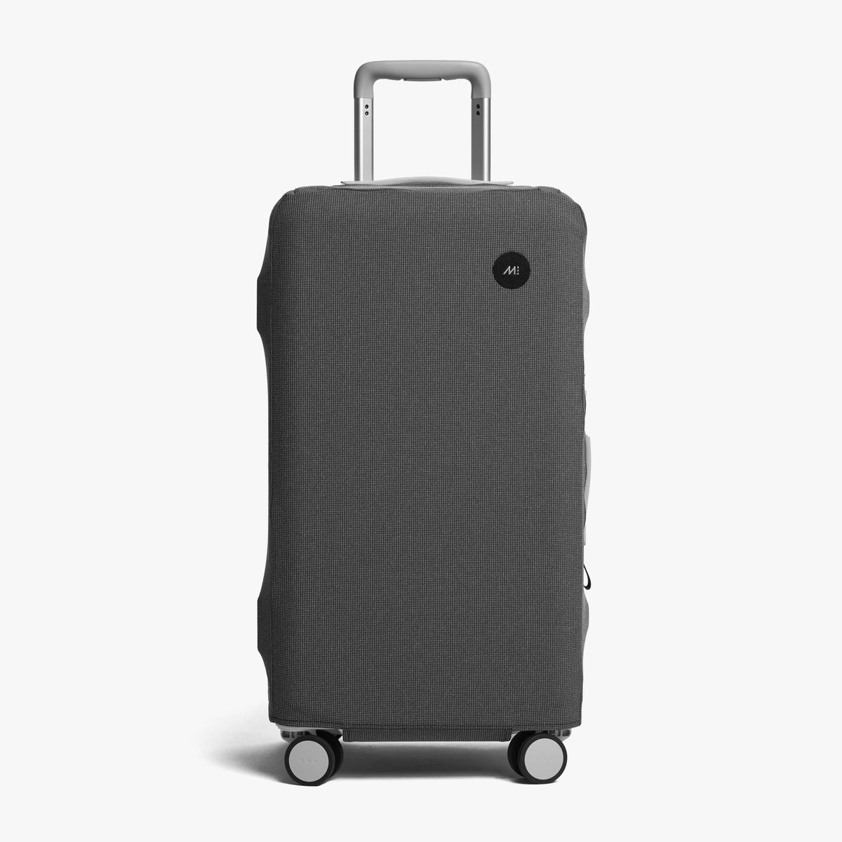 Trunk Large | Front view of Trunk Large Washable Luggage Cover in grey