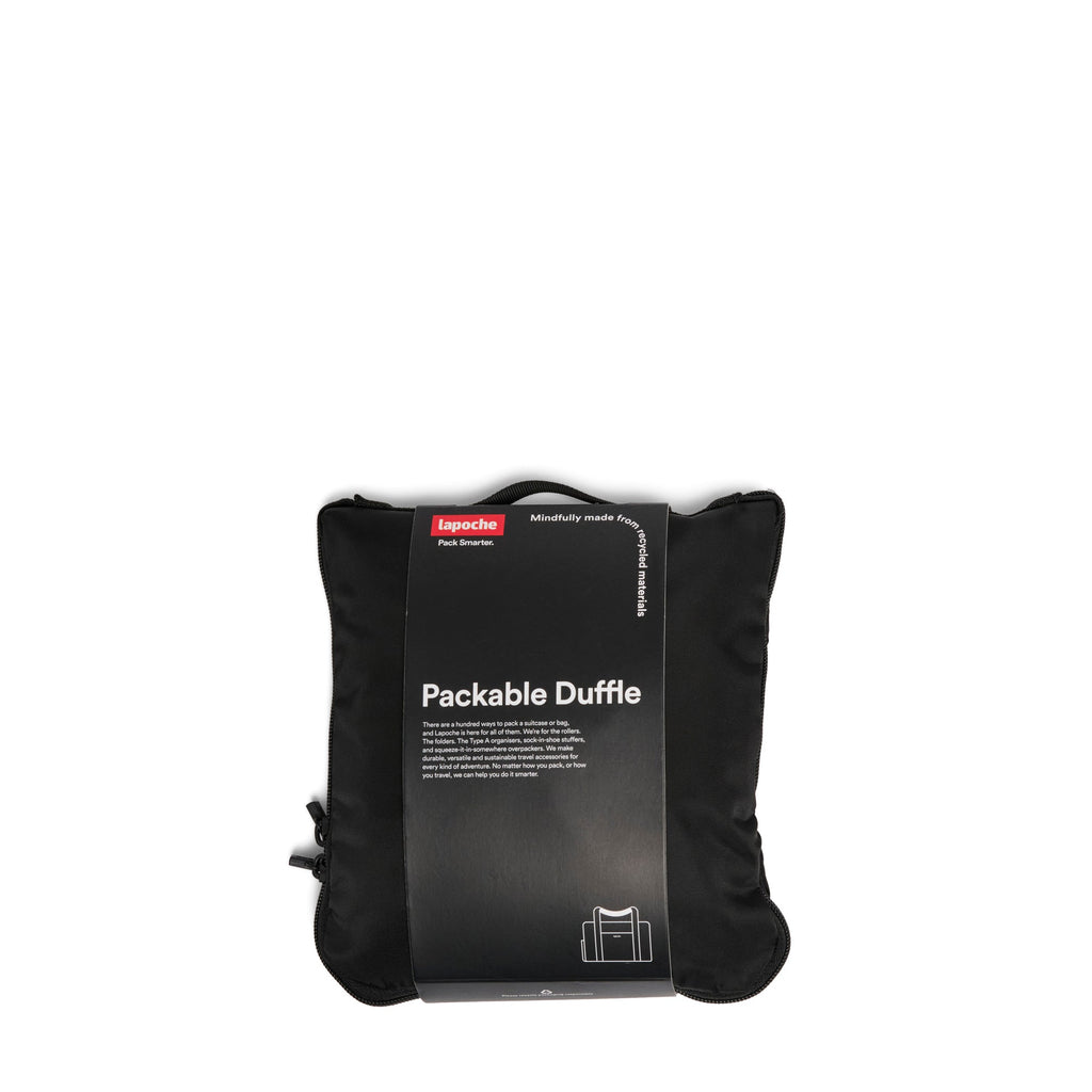 Packable Duffle Bag - black