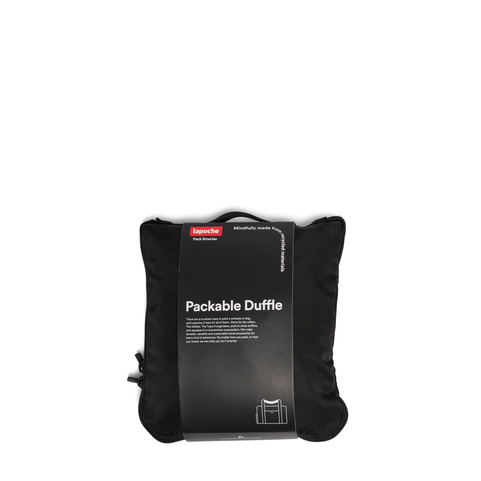Packable Duffle Bag - black